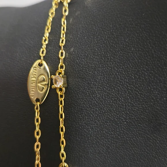 Valentino Gold Necklace and Bracelet Set - Picture 9 of 13
